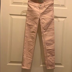 size 10 abercrombie kids light pink skinny jeans